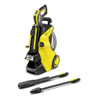 Kärcher K5 Power Control high-pressure cleaner with two spray lances on a white background.