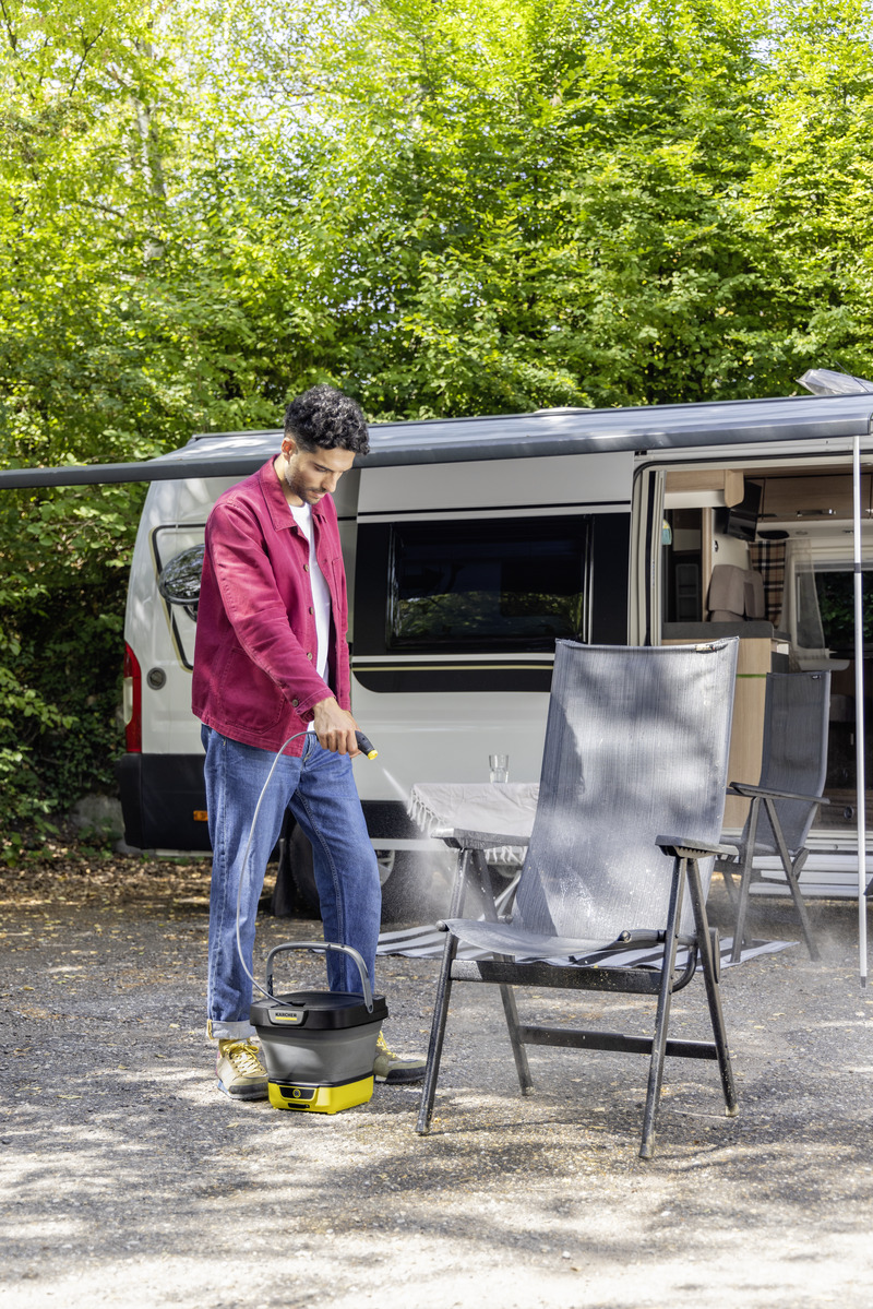 Aparat de spalat cu presiune joasa portabil OC 3 Foldable | Kärcher