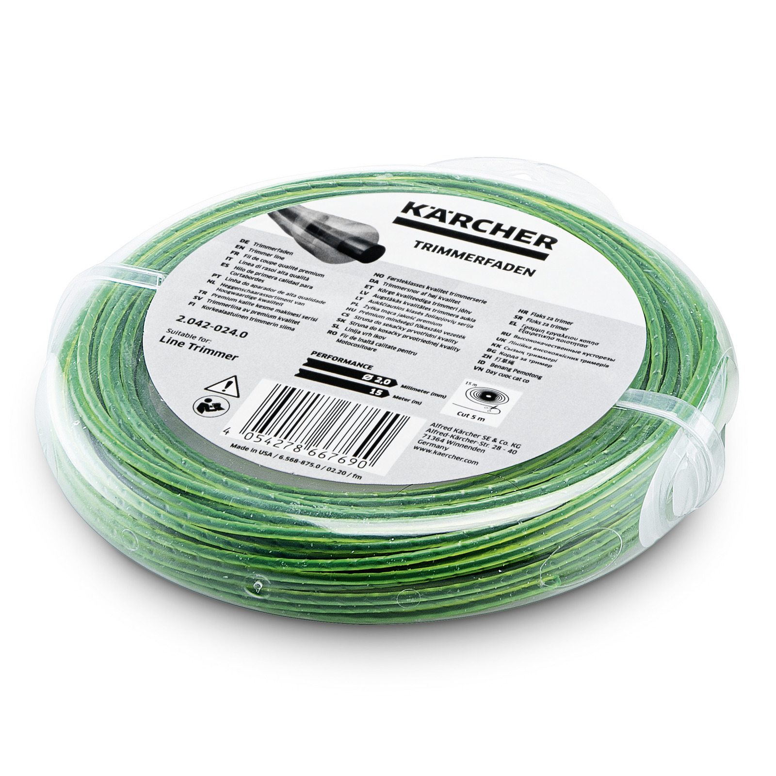 Kärcher Trimmerfaden 2,0 mm, 15 m