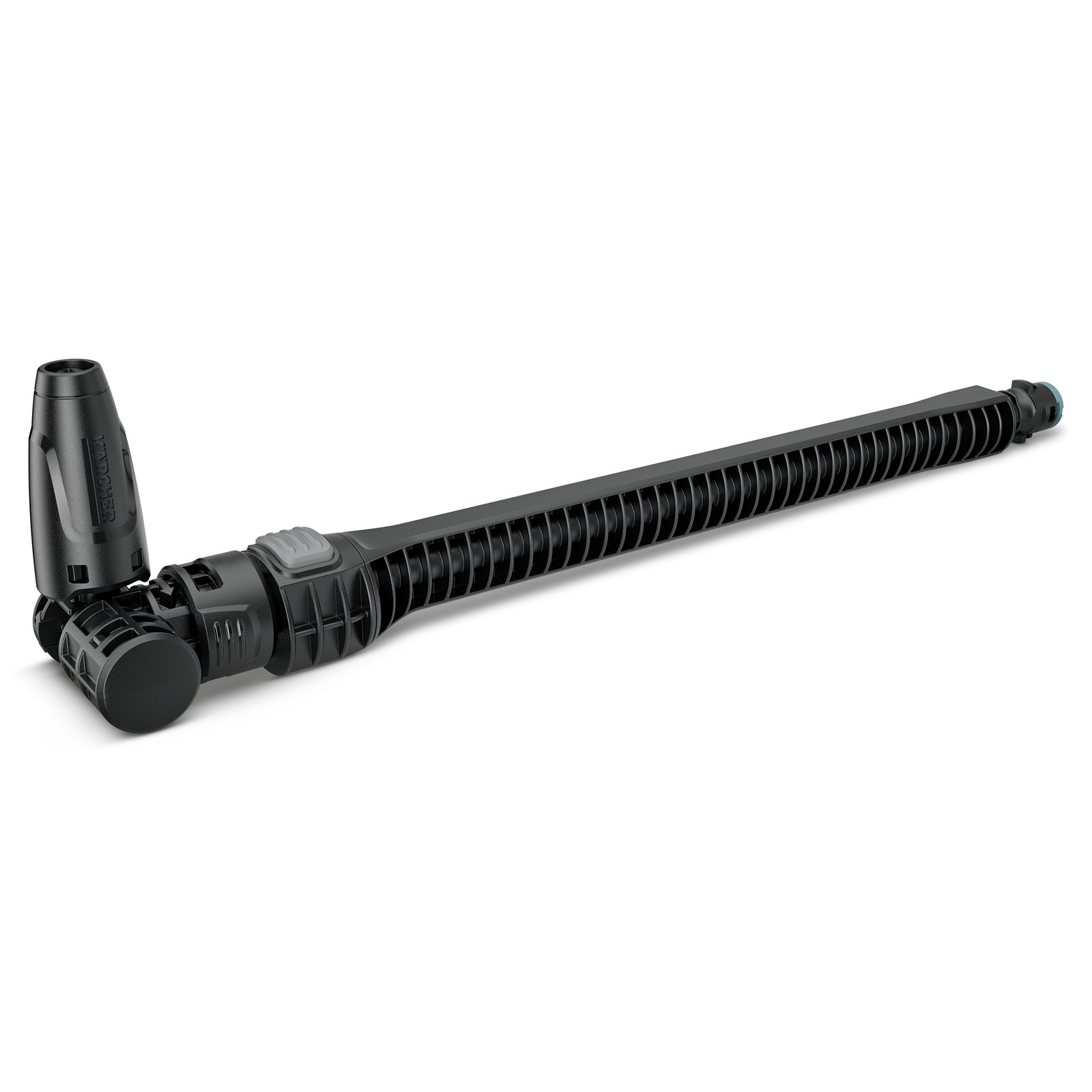 Kärcher high-pressure cleaner lance with adjustable nozzle, featuring a ribbed design and ergonomic grip.