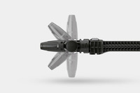 Kärcher high-pressure cleaner nozzle with adjustable angles, shown in multiple positions against a white background.