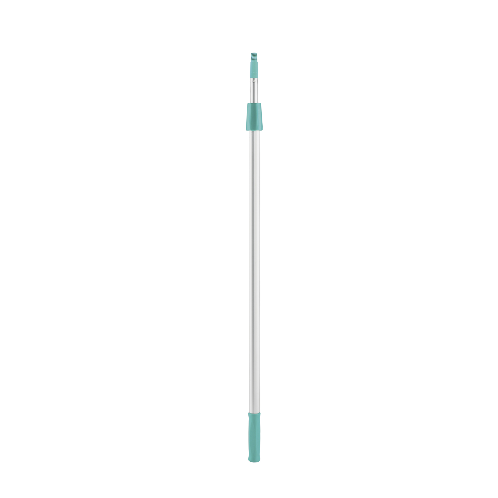 Telescopic pole with turquoise grips, isolated on a white background. Telescopic pole with turquoise grips, isolated on a white background.