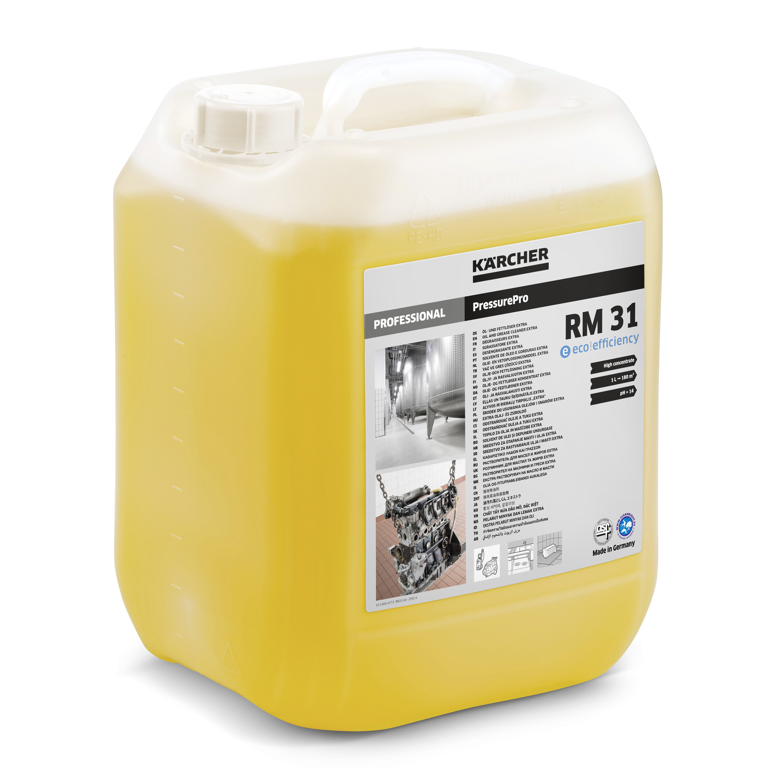 Kärcher Agent pentru curatare PressurePro Extra RM 31 eco!efficiency pentru uleiuri si grasimi