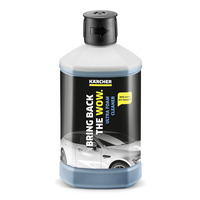 Kärcher Ultra Foam Cleaner bottle with black label, featuring a white car image and text "Bring Back the Wow."