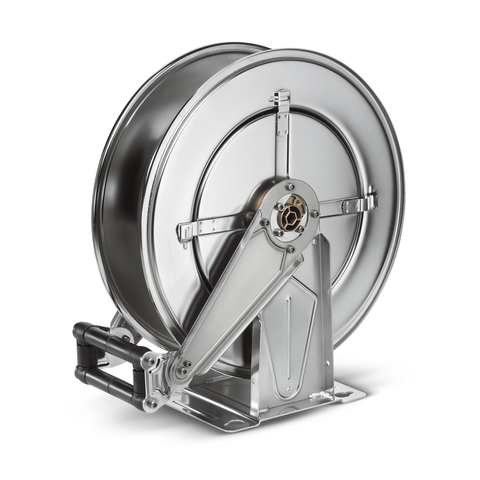 Automatische Schlauchtrommel, Edelstahl, 20 m