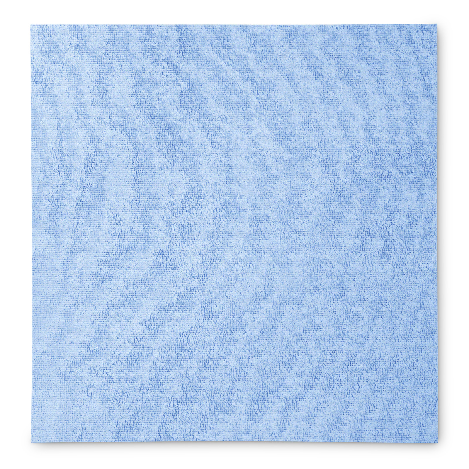 Blue microfiber cloth with a textured surface, shown flat against a white background.